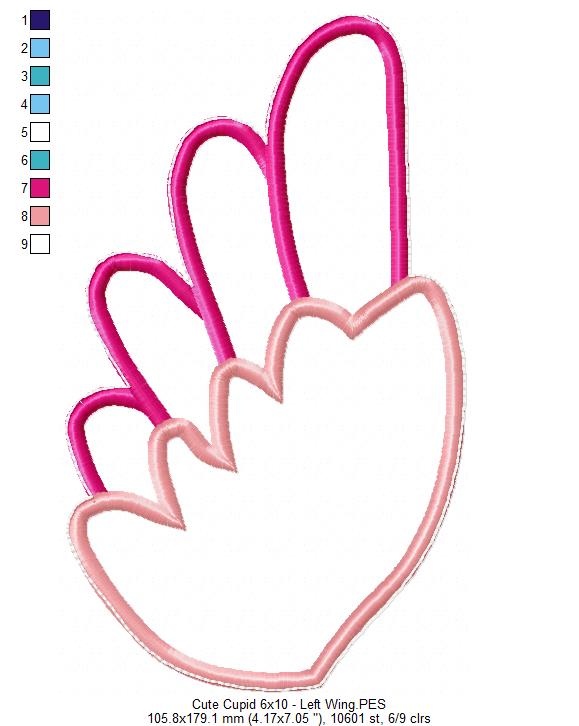 Cute Cupid - ITH Project - Machine Embroidery Design