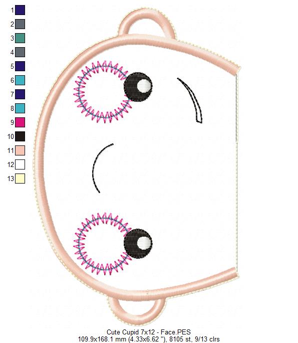 Cute Cupid - ITH Project - Machine Embroidery Design