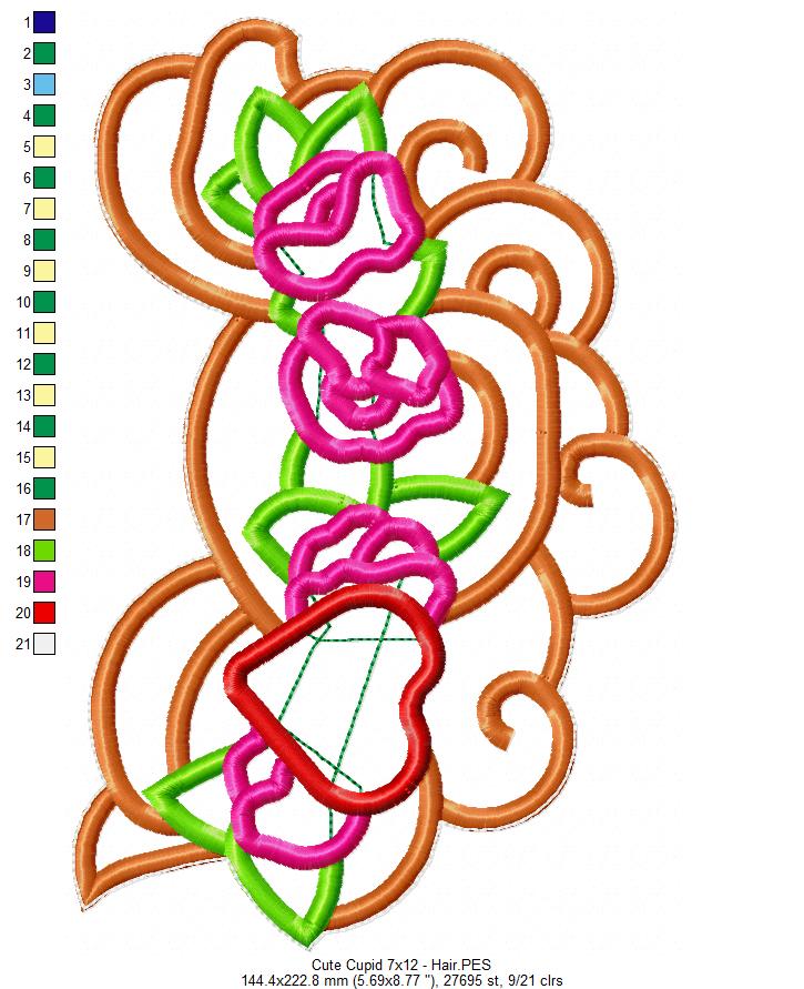 Cute Cupid - ITH Project - Machine Embroidery Design