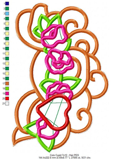 Cute Cupid - ITH Project - Machine Embroidery Design