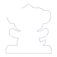 Dog Floral Wreath - ITH Project - Machine Embroidery Design