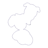 Cute Dogs Wreath - ITH Project - Machine Embroidery Design