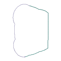 Pig with Hat Ornament - ITH Project - Machine Embroidery Design