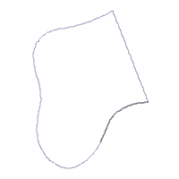 Cute Santa Boot Ornament - ITH Project - Machine Embroidery Design