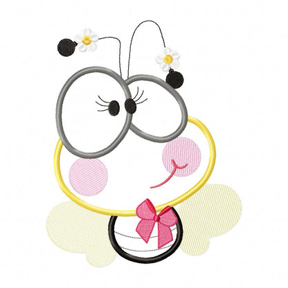 Cute Funny Bugs Bundle - Appliqué - Machine Embroidery Design
