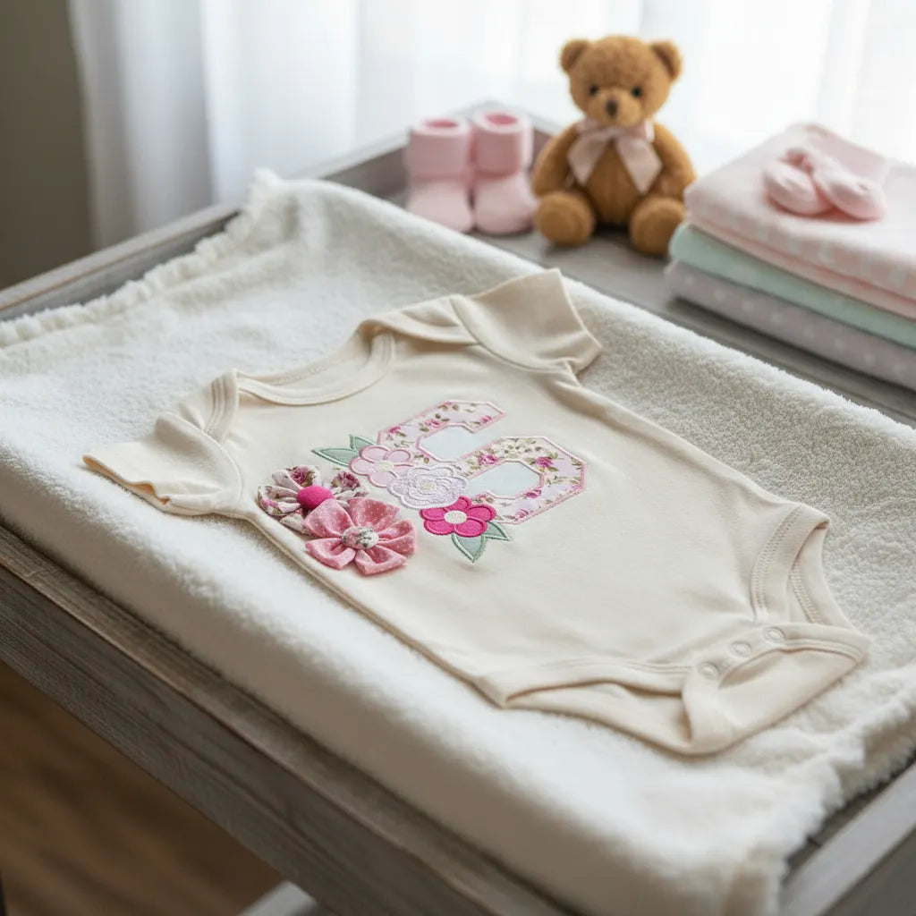 S is for Spring Flowers – Applique – Machine Embroidery Design