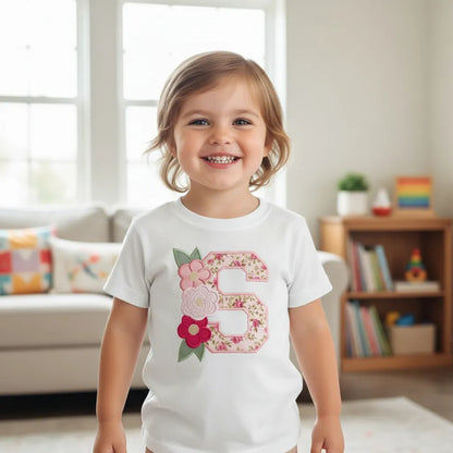 S is for Spring Flowers – Applique – Machine Embroidery Design