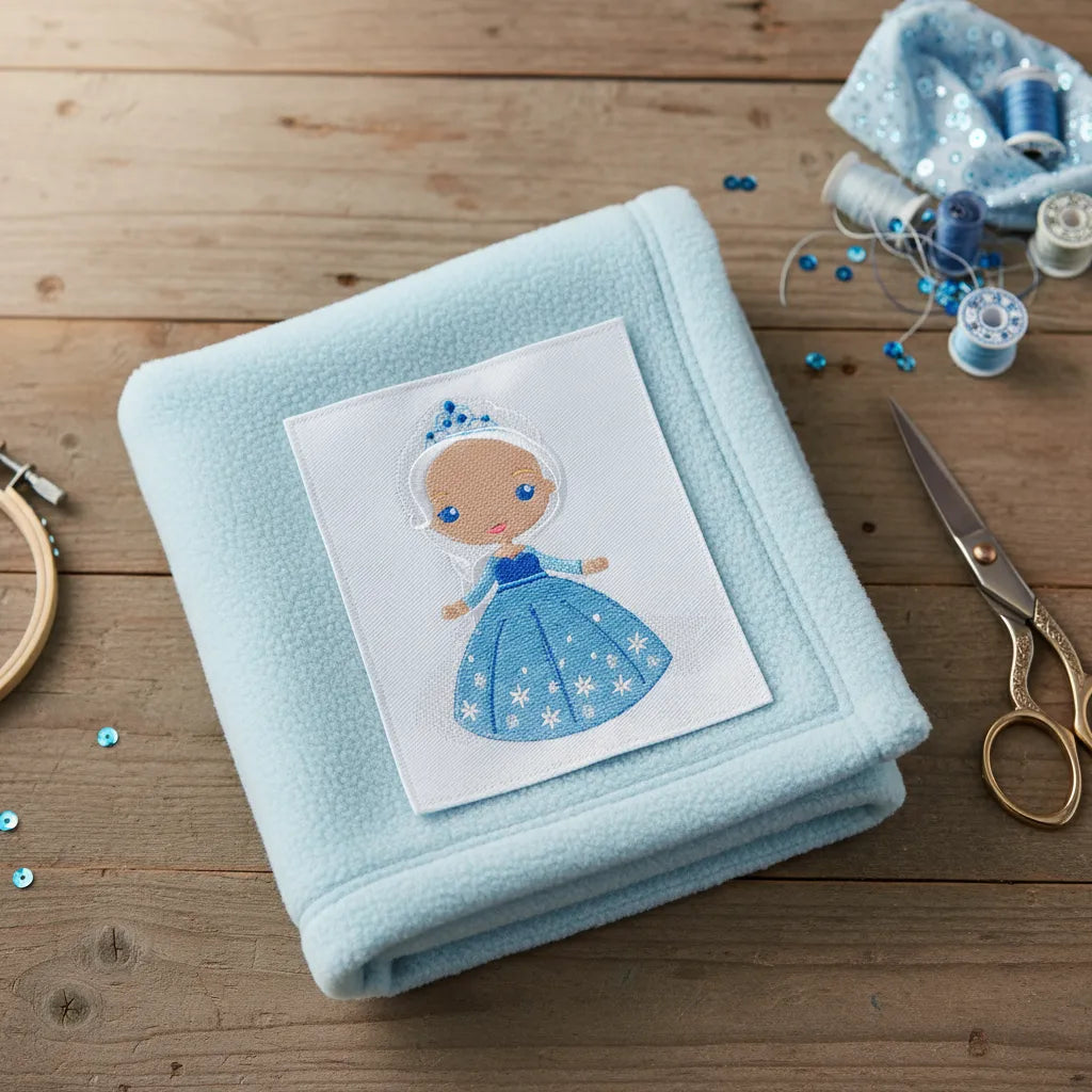 Princess Elsa - Fill Stitch Machine Embroidery Design