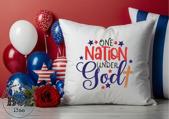 One Nation Under God - Fill Stitch
