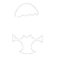 Baby Stegosaurus in the Egg - Applique