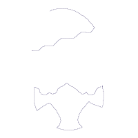 Baby Velociraptor in the Egg - Applique