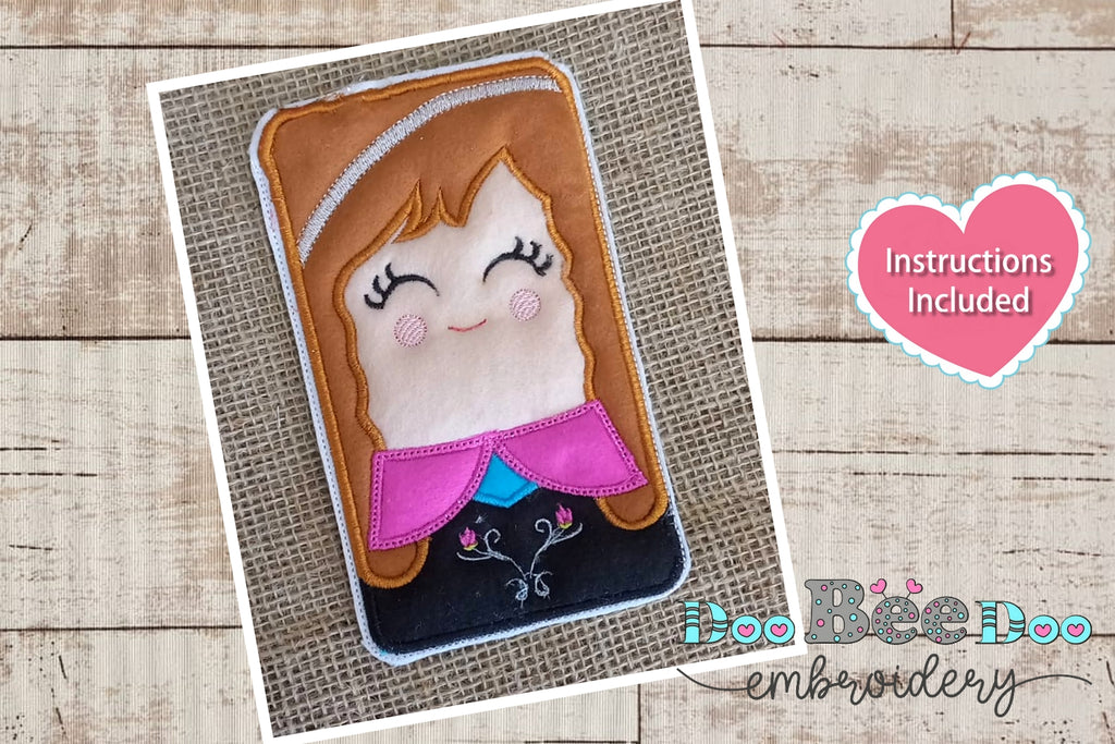 Anna Princess Frozen Candy Holder - ITH Project - Machine Embroidery Design
