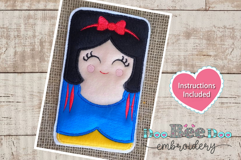 Snow White Princess Candy Holder - ITH Project - Machine Embroidery Design