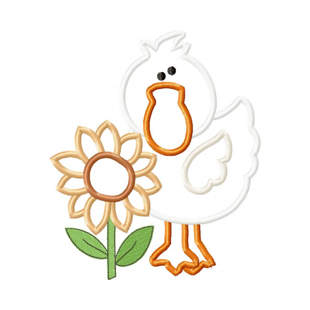 Little Farm Buddies Animals and Flowers - Applique - Set of 7 designs