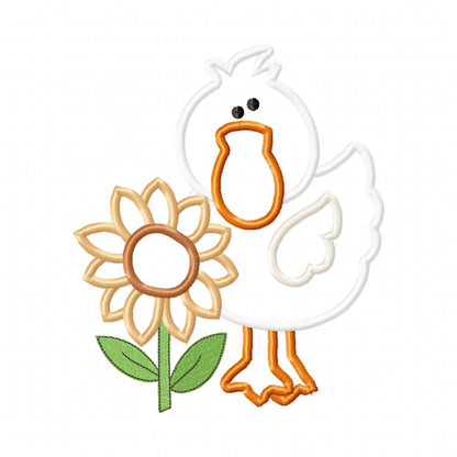 Little Farm Buddies Animals and Flowers - Applique - Set of 7 designs