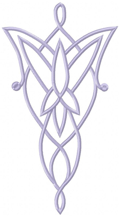 Evenstar The Lord of the Rings - Fill Stitch - Machine Embroidery Design