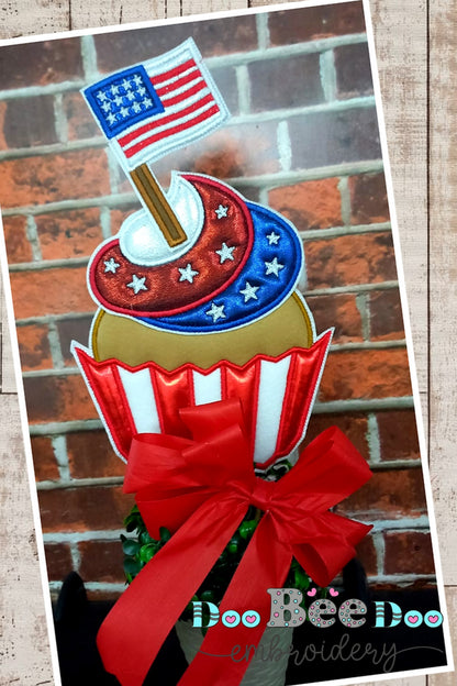 4th of July Ornaments Set - ITH Project - Machine Embroidery Design