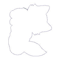 Happy Fall Cat Ornament - ITH Project - Machine Embroidery Design