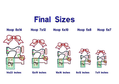 Welcome Sewing - ITH Project - Machine Embroidery Design