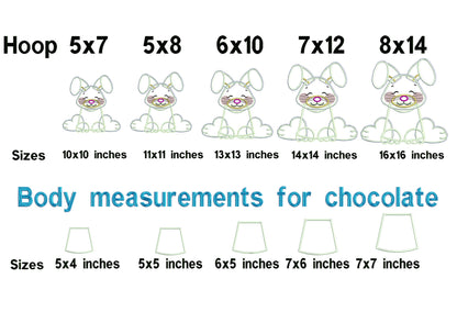 Happy Bunny Basket - ITH Project - Machine Embroidery Design