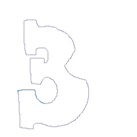 Flamingo with Sunglasses Number 3 Three 3rd Birthday - Applique - Machine Embroidery Design