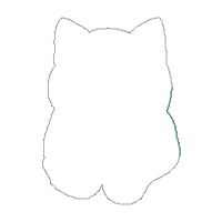 Floral Cat Wreath - ITH Project - Machine Embroidery Design