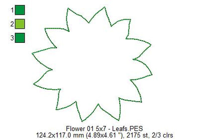 Spring Lilac Flower - ITH Project - Machine Embroidery Design