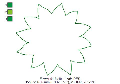 Spring Lilac Flower - ITH Project - Machine Embroidery Design
