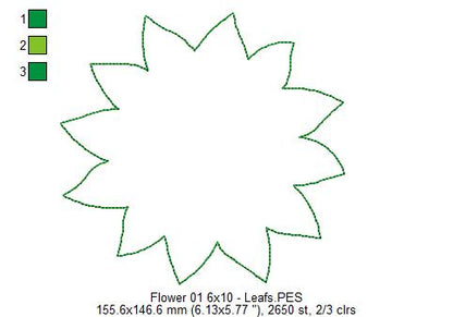 Spring Lilac Flower - ITH Project - Machine Embroidery Design