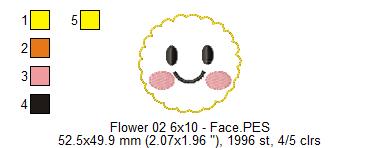Spring Pink Flower - ITH Project - Machine Embroidery Design