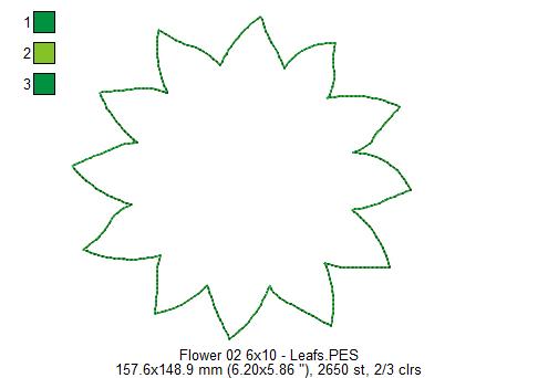 Spring Pink Flower - ITH Project - Machine Embroidery Design