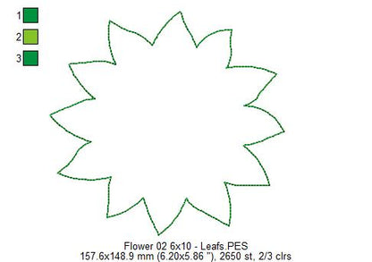 Spring Pink Flower - ITH Project - Machine Embroidery Design