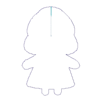 Folk Spring Dolls Ornament - ITH Project - Machine Embroidery Design