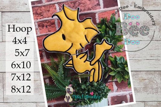 Woodstock Bird – ITH Project – Machine Embroidery Design