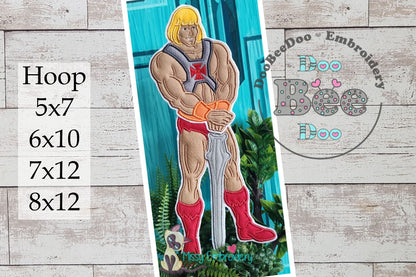 He-Man – ITH Project – Machine Embroidery Design