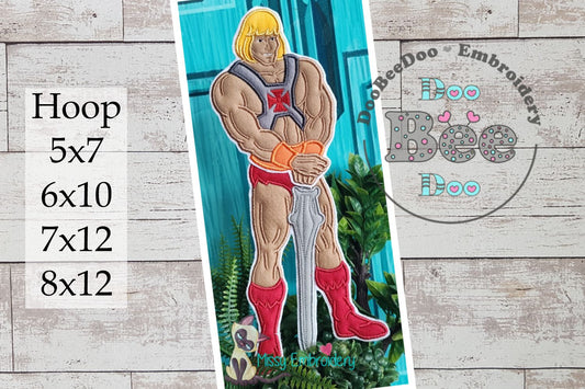 He-Man – ITH Project – Machine Embroidery Design
