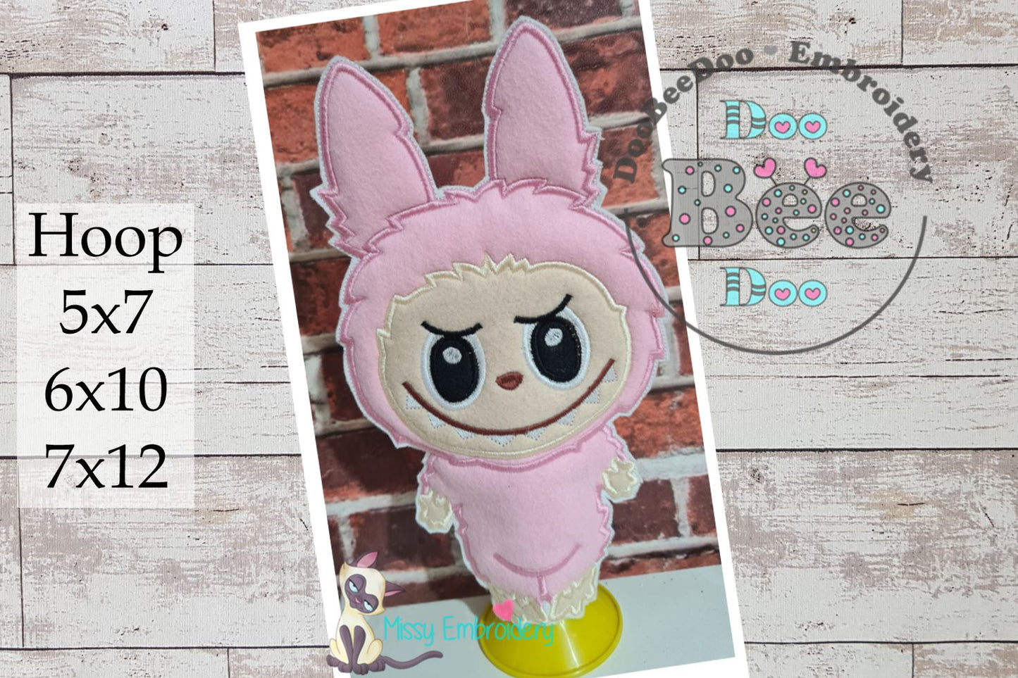 Little Cute Monster – ITH Project – Machine Embroidery Design