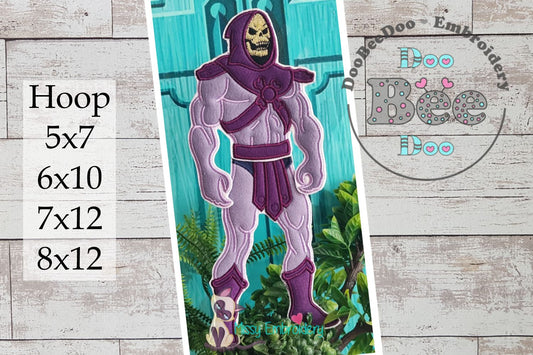 Skeletor – ITH Project – Machine Embroidery Design