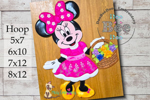 Spring Minnie - ITH Project - Machine Embroidery Design