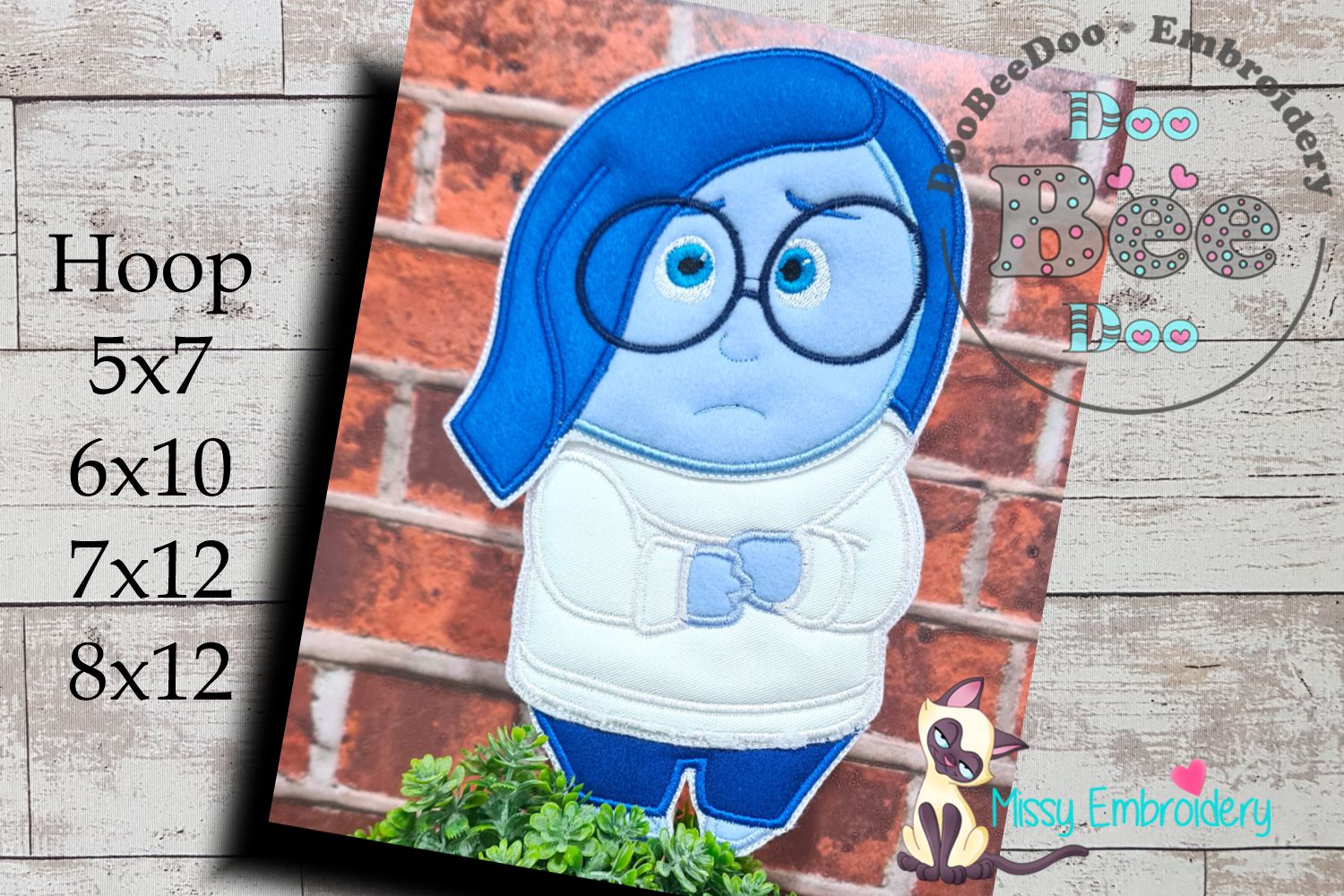 Sadness Inside Out - ITH Project - Machine Embroidery Design ...