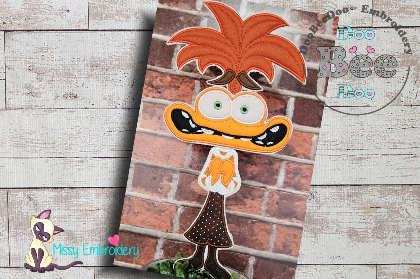 Anxiety Inside Out - ITH Project - Machine Embroidery Design