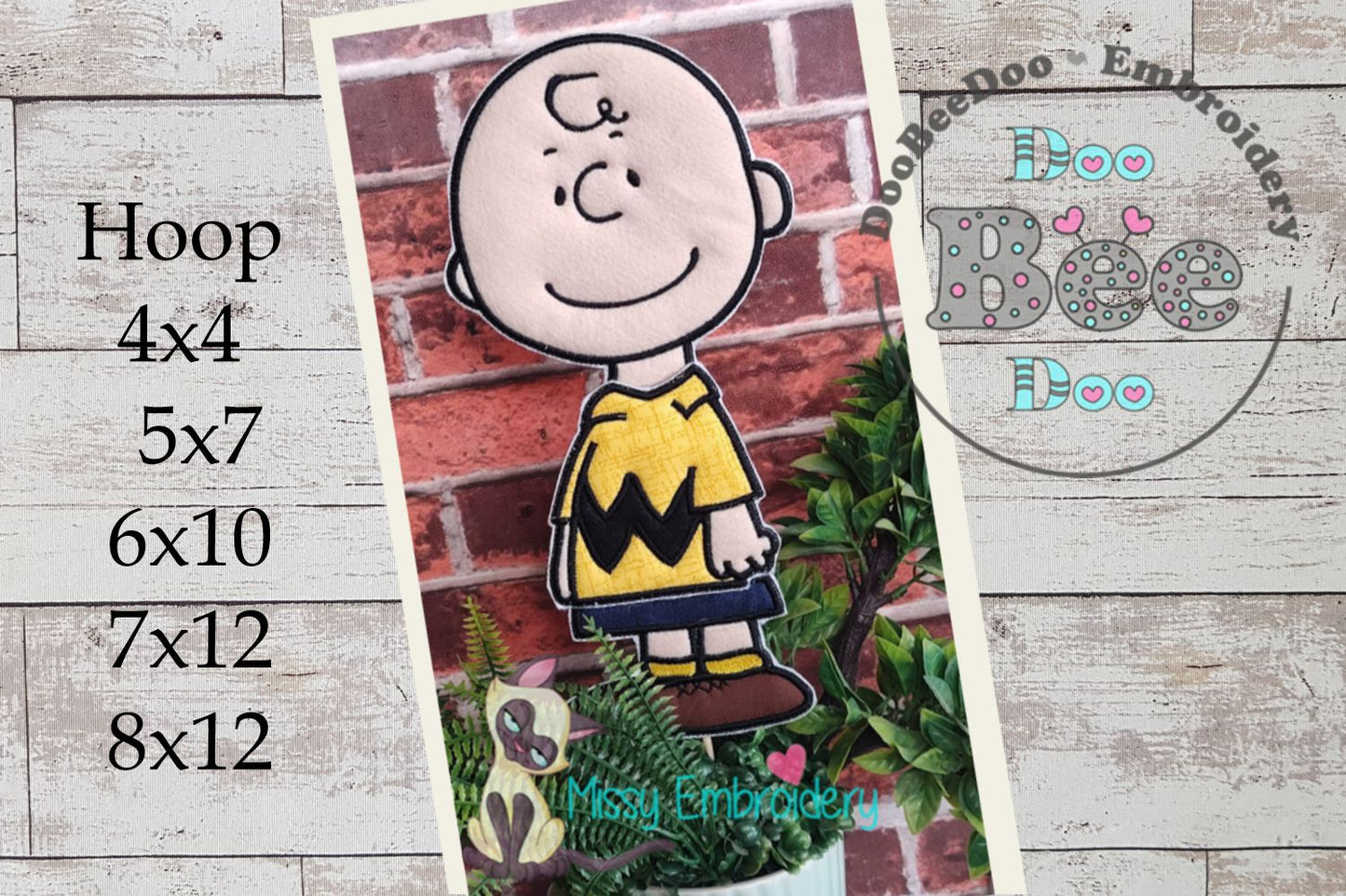 Charlie Brown – ITH Project – Machine Embroidery Design