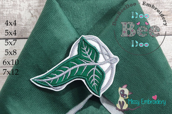 Leaf of Lorien Brooch The Lord of the Rings - ITH Project - Machine Embroidery Design