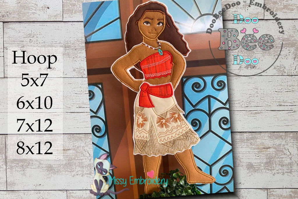 Moana - ITH Project - Machine Embroidery Design