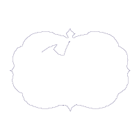 Cute Frame with Bow - Applique - Machine Embroidery Design