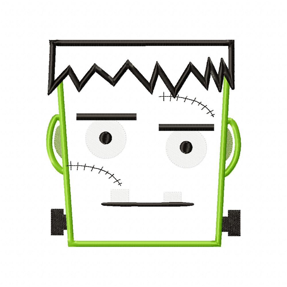 Frankenstein - Applique - Machine Embroidery Design