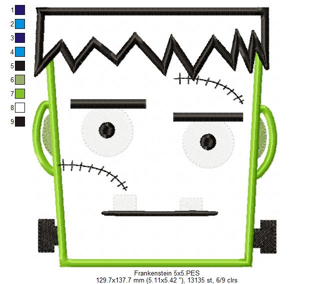 Frankenstein Layout Sample doobeedoo machine embroidery patterns – DooBeeDoo Machine Embroidery ...