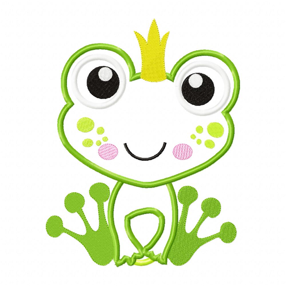 Prince Frog - Applique Embroidery
