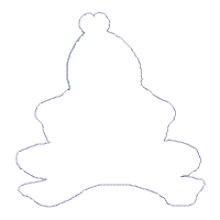 Dragonfly Frog Catcher Ornament - ITH Project - Machine Embroidery Design