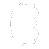 Baby Velociraptor in the Egg Ornament - ITH Project - Machine Embroidery Design